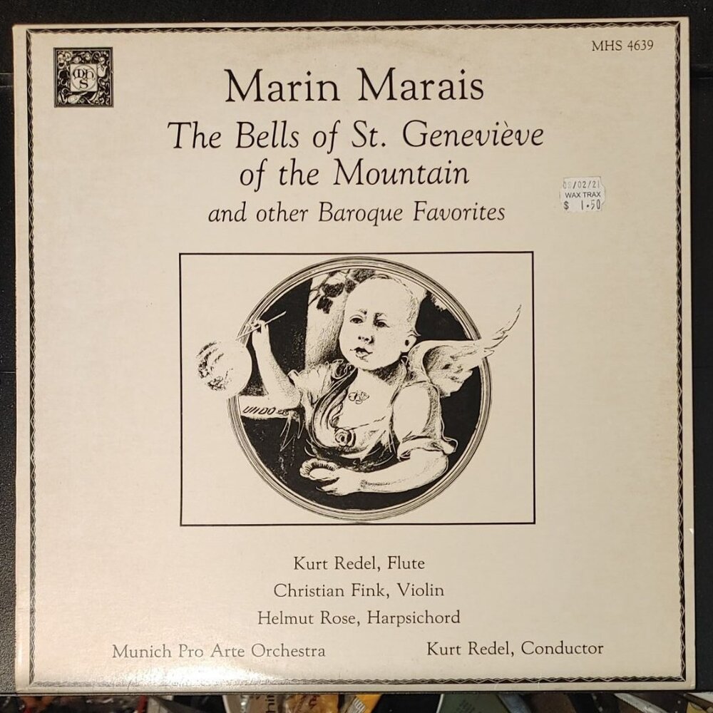 Vintage Vinyl Record " Marin Marais - The Bells of St. Genevieve " MHS 4639